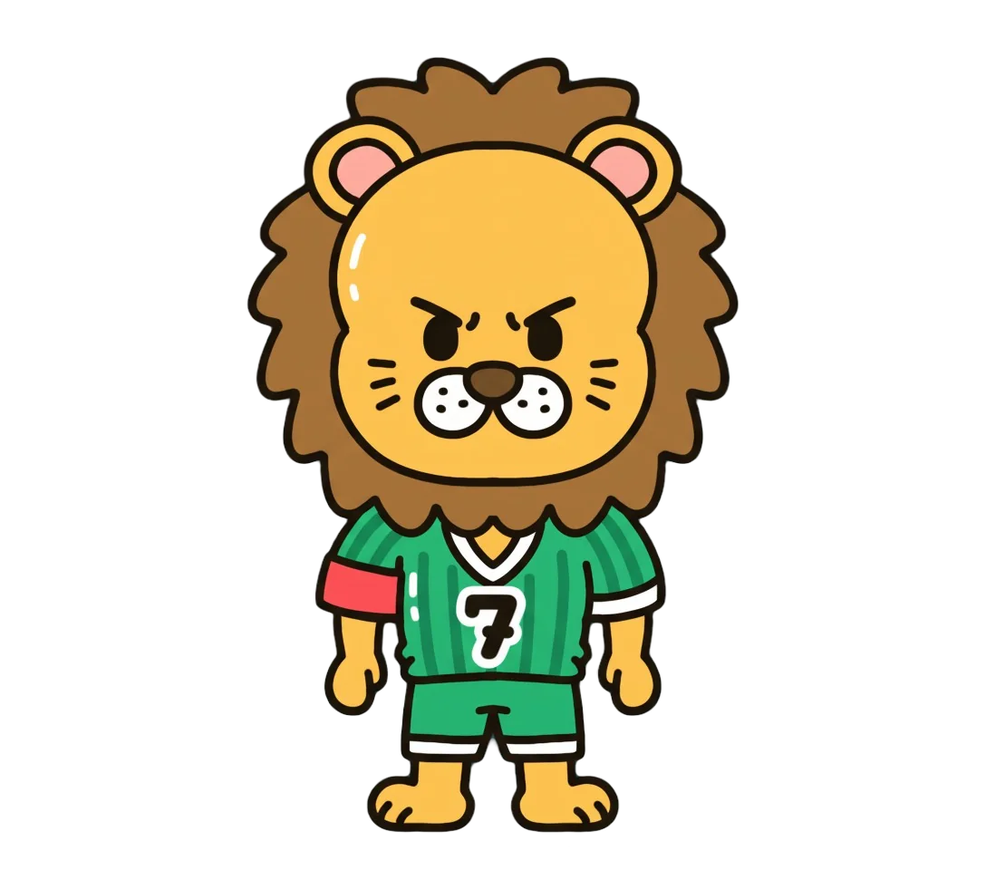 キャプテンライオン - Love Type 16恋愛MBTI あなたは優しく頼れる、まるでキャプテンのような存在です。どん...性格タイプ